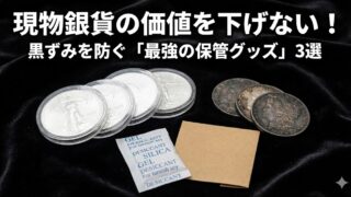 現物銀貨の価値を下げない！黒ずみを防ぐ「最強の保管グッズ」3選